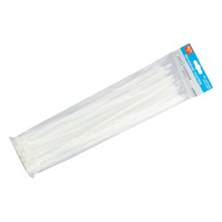 Pásky vázací 400x7.6mm 50ks bílá
