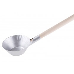 Naběračka zednická ocel 180mm s násadou