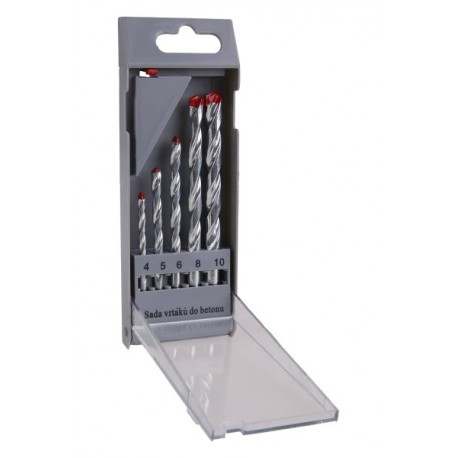 Sada vidiových vrtáků 5ks 4-10mm,PVC