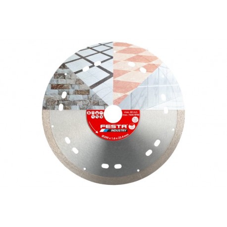 Kotouč diamantový FESTA INDUSTRY řezný plný 200x1.4x25.4mm