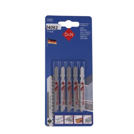 Plátky do přímočaré pily HSS 50/1mm 5ks 31420