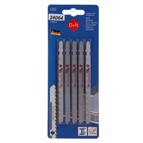 Plátky do přímočaré pily HSS 100/1mm 5ks 31512