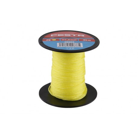 Provázek zednický FESTA 1mm 50m žlutý
