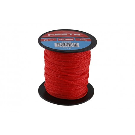 Provázek zednický FESTA 2mm 50m červený