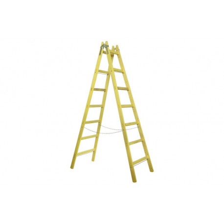 Štafle dřevěné EXPERT  7 příček, výška 226,5cm (D)