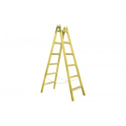 Štafle dřevěné EXPERT  6 příček, výška 196,5cm