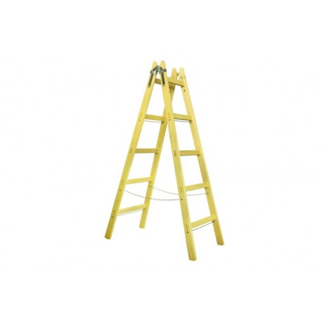 Štafle dřevěné EXPERT  5 příček, výška 166,5cm (D)