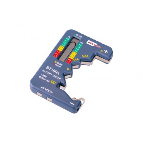 Univerzální tester baterií WESTBERG C/AA/AAA/D/N/9V
