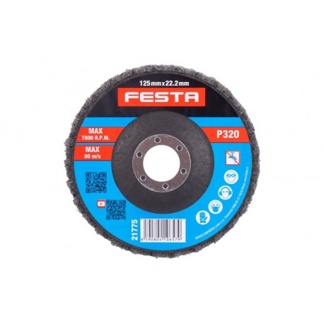 Kotouč brusný karbidový lamelový FESTA 125mm/22.2mm P320 EXTRA JEMNÝ