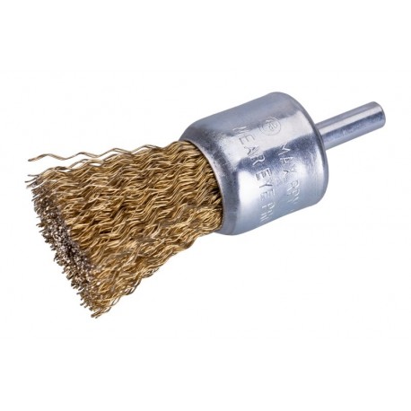 Kartáč rotační koncový vlnitý WESTBERG 25mm stopka