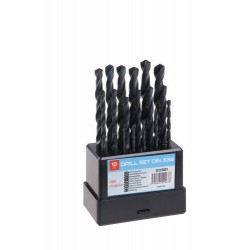 Sada HSS vrtáků 1-10mm (po 0.5mm) 19ks plast