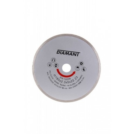 Kotouč diamantový WESTBERG 180x2.3x22.2mm plný