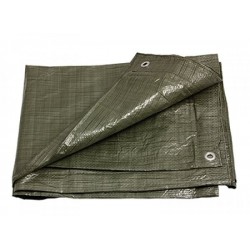 PE plachta zakrývací 4x5m 70g/1m2 zelená
