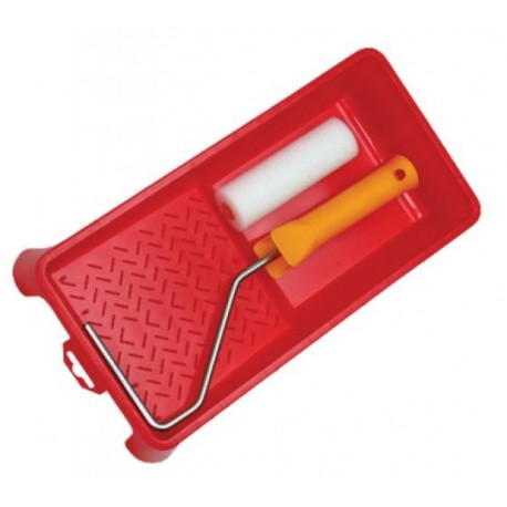 Sada lakovací 3 válečky, ručka 6mm, miska