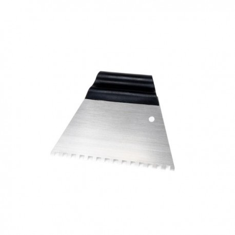 Stěrka na lepidla nerezová zub 4x4 š.180mm 0515